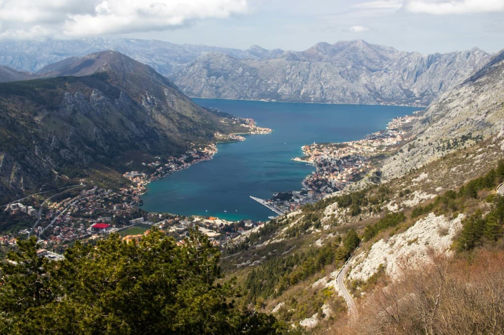 Bay of Kotor, Montenegro — fjord-like bay, coastal towns, and mountains